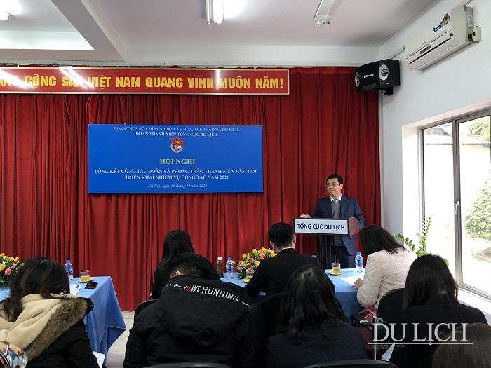 Phó Tổng cục trưởng TCDL Nguyễn Lê Phúc phát biểu tại hội nghị